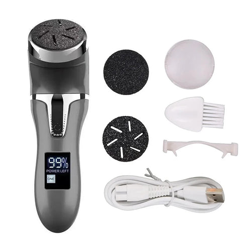 Electric Foot File Pedicure Machine Callus Remover Rechargeable Foot