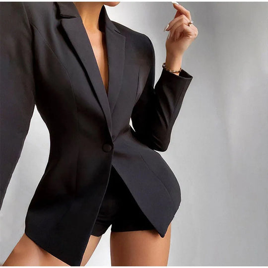 Fashion Turn-down Collar Printed Top Pants Set Women Elegant Full Sleeve Top Short Pants Suit Lady Summer Chic Casual Sets