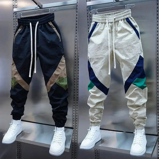 Cargo Pants for Men Multipockets Stretch Joggers Khaki Trousers Man