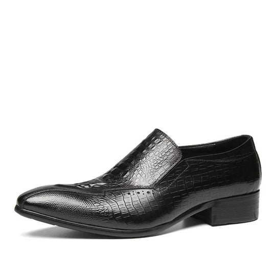 Fashions Slip-on Loafers Buckle Leather Shoe Daily Casual Shoes Men's Business Formal Office Shoes Original Designer British