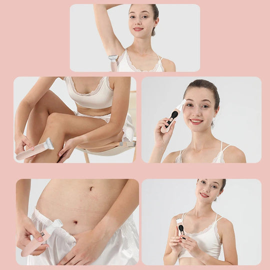 Multifunctional 4-in-1 Women's Shaving Set Electric Hair Removal