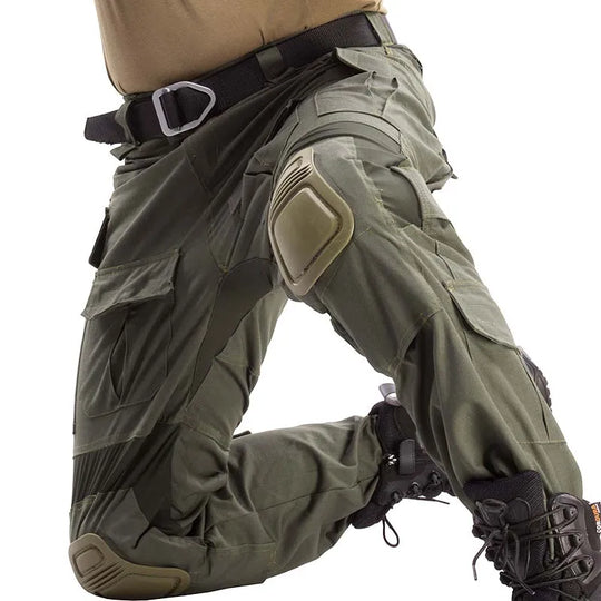 G3 Combat Pants +Pads Elastic Sport Pant Tactical Gear US CP Climb