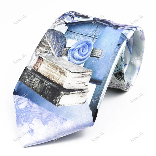 Vintage Art Oil Graffiti Print Tie Soft Touch New Design 8.5cm