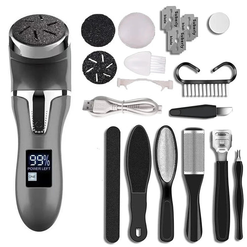 Electric Foot File Pedicure Machine Callus Remover Rechargeable Foot