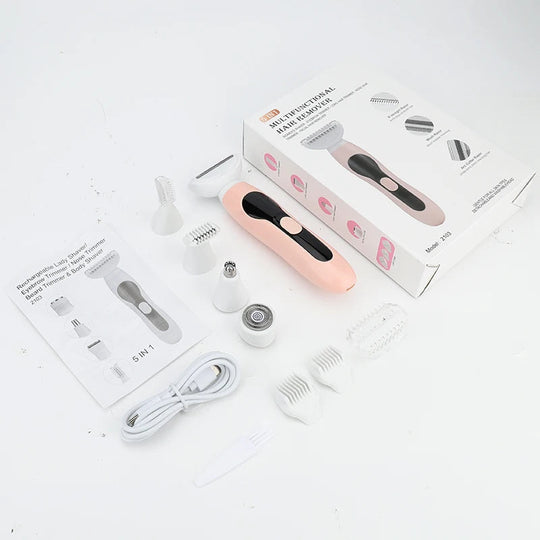 Multifunctional 4-in-1 Women's Shaving Set Electric Hair Removal