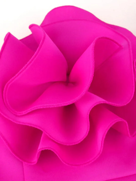 Women Sexy Bodycon Dresses Party Off Shoulder Ruffles Flower Event Celebrate Elegant Female Package Hips Vestidos African Gowns