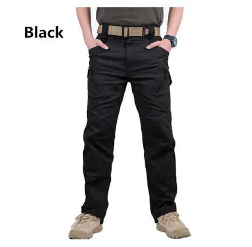 Tactical Cargo Pants Mens Multi-Pockets Wear-resistant Military