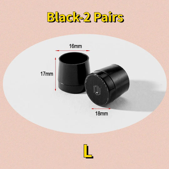 2Pair Round Silicone Heel Protector Stoppers Antislip High Heeler Bridal Latin Stiletto Dancing Covers Wedding Shoes Accessories