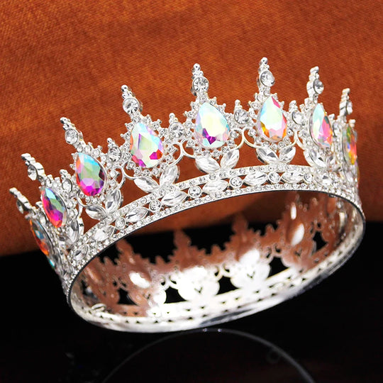 Queen King Tiaras and Crowns for Birthday Party Cake Crown Topper Bridal Wedding Crown Girls Tiara Hair jewelry Accessories