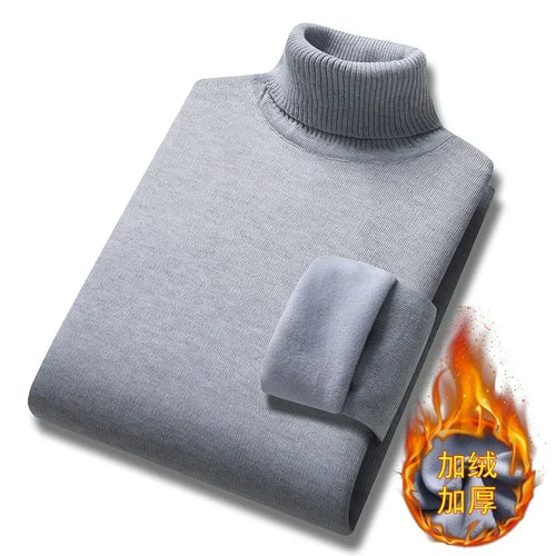 New 2025 Basic Warm Sweater for Men Winter Casual Pullover Warm