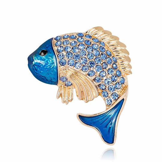 Hotsale Beautiful Sapphire Blue Crystal Rhinestone Peacock Brooch Jewelry Pin Accessories Animal Brooch
