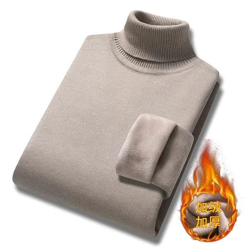 New 2025 Basic Warm Sweater for Men Winter Casual Pullover Warm