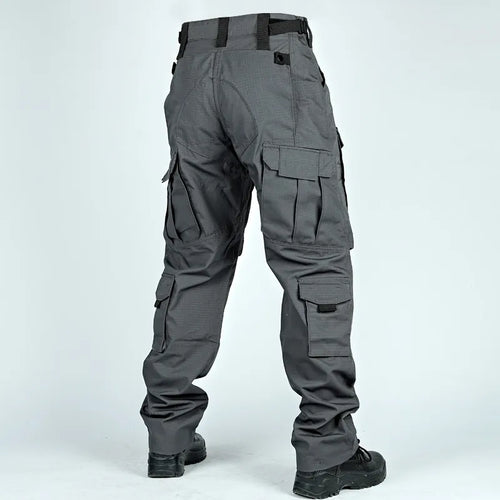 Tactical Cargo Pants Mens Multi-Pockets Wear-resistant Military