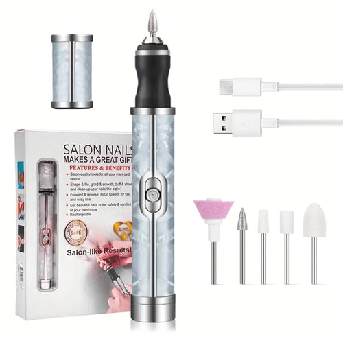 Rechargeable Electric Nail Drill Machine Cordless Electric Nail