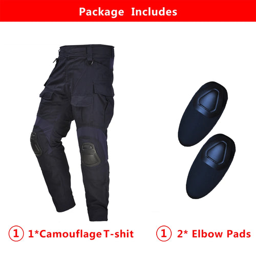 G3 Combat Pants +Pads Elastic Sport Pant Tactical Gear US CP Climb