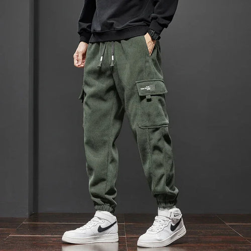 Spring Autumn New Style Elastic Waist Casual Pants for Men Stretch