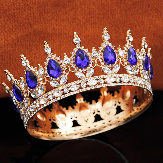 Queen King Tiaras and Crowns for Birthday Party Cake Crown Topper Bridal Wedding Crown Girls Tiara Hair jewelry Accessories