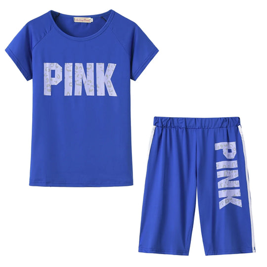 2024 European and American Women's Clothing Hot Selling Letter Pattern Printing Fashion Personality Casual Suit Sportswear