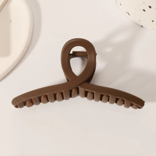 5PCS Frosted Hair Clips Simple Big Hair Claw Clips for Women Girls Thin Thick Curly Hair Jaw Clips Shark Clips Hair Accessories