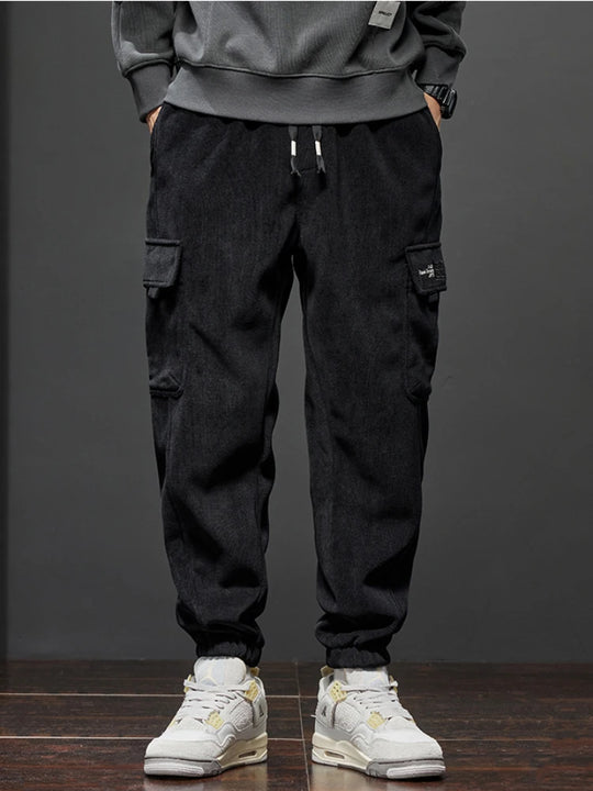 Spring Autumn New Style Elastic Waist Casual Pants for Men Stretch