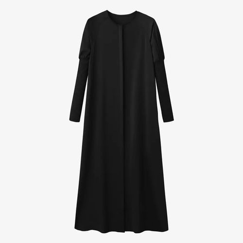 AS 2024 woman clothing satin dress button down design smocking sleeve