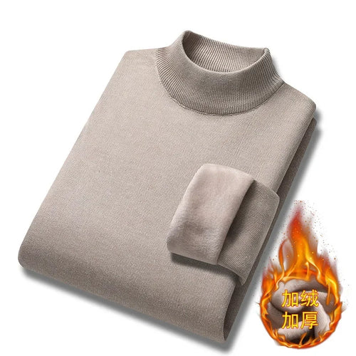 New 2025 Basic Warm Sweater for Men Winter Casual Pullover Warm