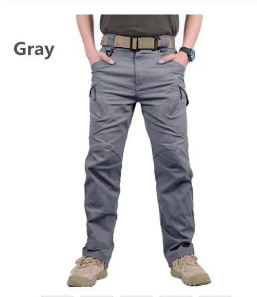 Tactical Cargo Pants Mens Multi-Pockets Wear-resistant Military