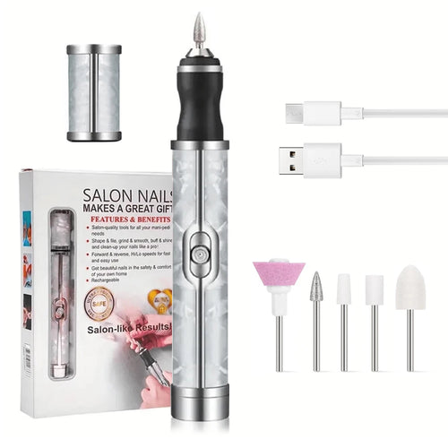 Rechargeable Electric Nail Drill Machine Cordless Electric Nail