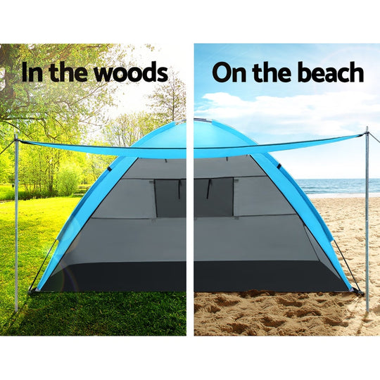 Weisshorn Camping Tent Beach Portable Hiking Sun Shade Shelter Fishing