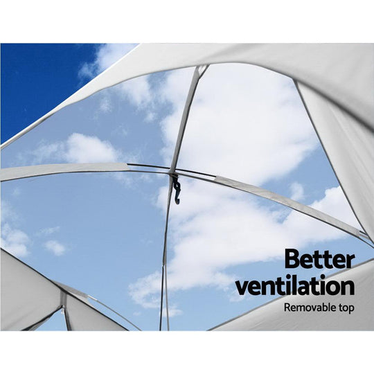 Weisshorn Camping Shower Toilet Tent Outdoor Portable Changing Room