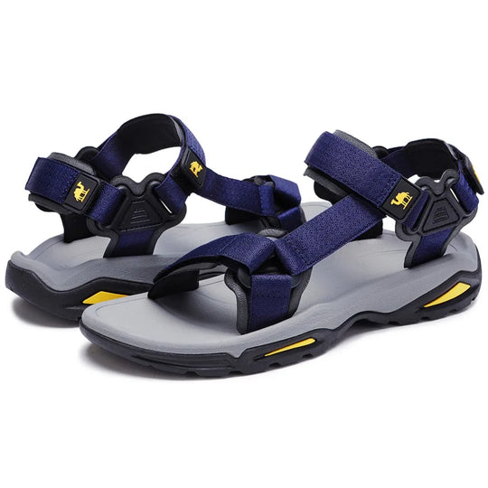 GOLDEN CAMEL Men's Sandals for Men Strap Men Shoes Hiking Walking Beach Slippers Outdoor Summer Casual Sandals Summer 2023 New