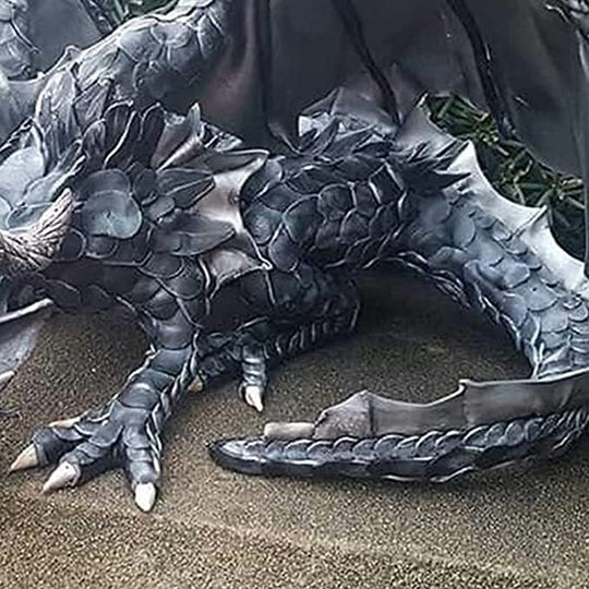 Big Squatting Dragon Sculpture Statue Outdoor Crafts Ornaments