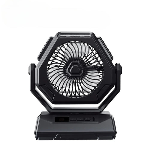 6000mAh Camping Fan Rechargeable Outdoor Fan Ceiling Oscillating Fan