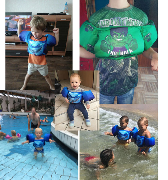 Baby kids Arm Swimming Rings life vest floats Foam safety life jacket
