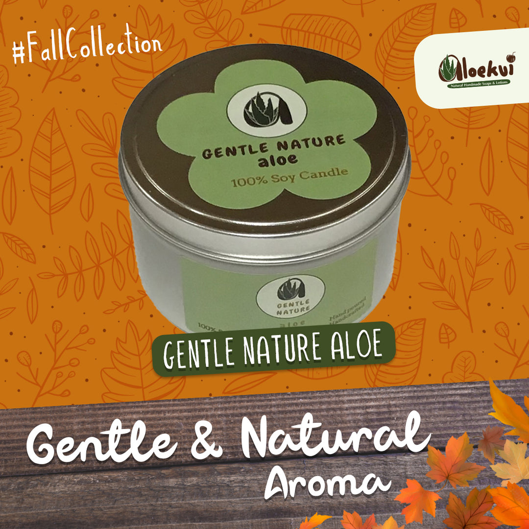 Aloekui 100% Soy Candle" Aloe" 8 oz.