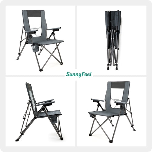 UNNYFEEL  Outdoor Reclining Camping Chairs Adjustable 3 Position