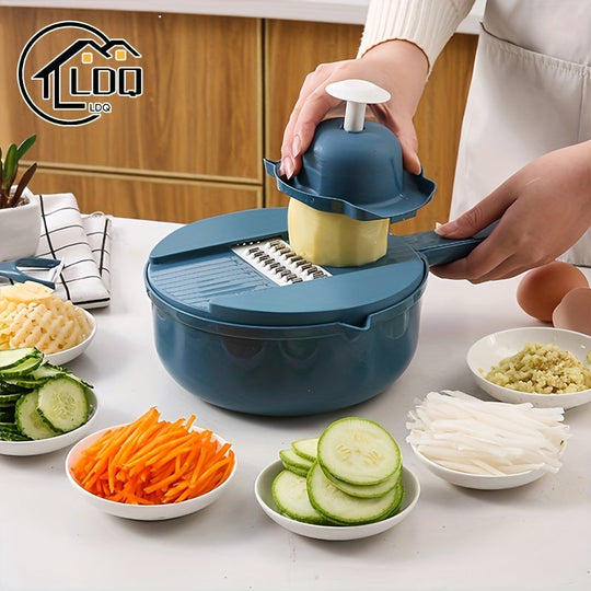 12in1 Manual Vegetable Chopper  Slicer