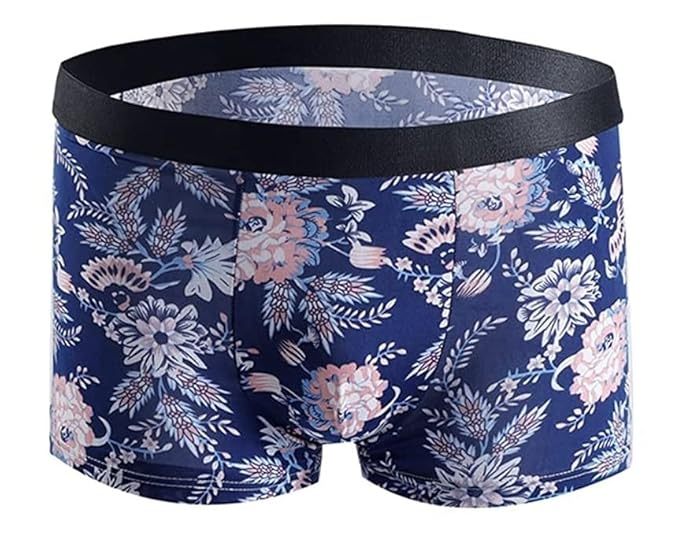 Men Floral Printed underwear for men (Size-36inches) (Color-BLUE)