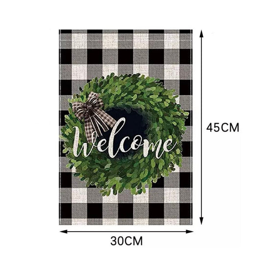 Welcome Garden flag, Home and garden flag 12x18 inches