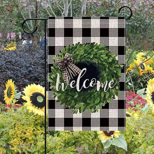 Welcome Garden flag, Home and garden flag 12x18 inches