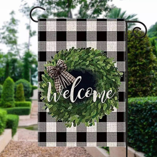 Welcome Garden flag, Home and garden flag 12x18 inches
