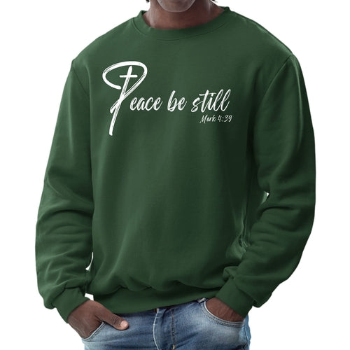 Mens Graphic Sweatshirt - Peace be Still