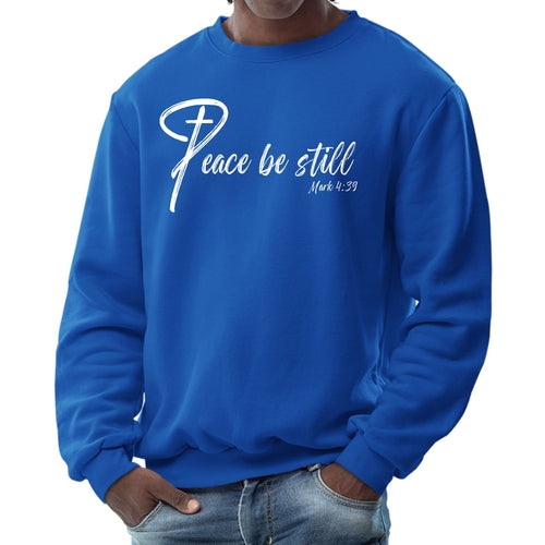Mens Graphic Sweatshirt - Peace be Still