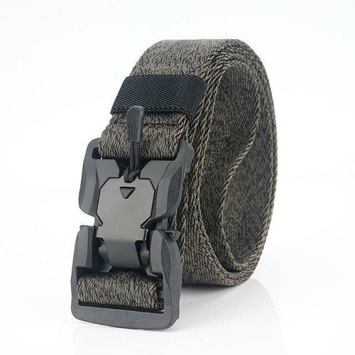 Military Tactical Belt Men Canvas Adjustable Magnetic Head Army Combat