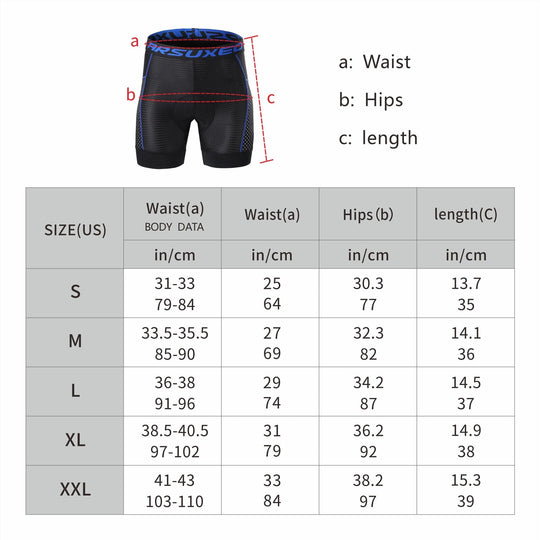 Cycling Shorts Men 5D Gel Pad Cycling Underwear Bicycle MTB Clothing