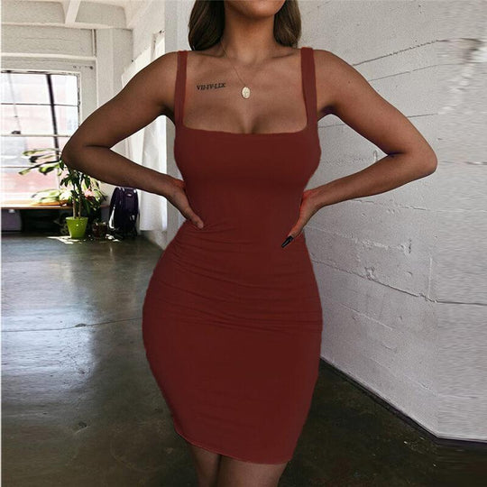 Off Shoulder Mini Bodycon Summer Dress Women Backless Club Party Sexy