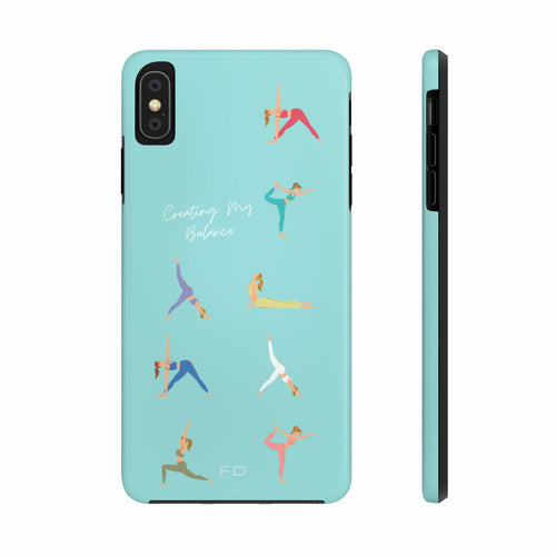 Yoga Poses iPhone Case with Wireless Charging – Stylish & Functional Protection