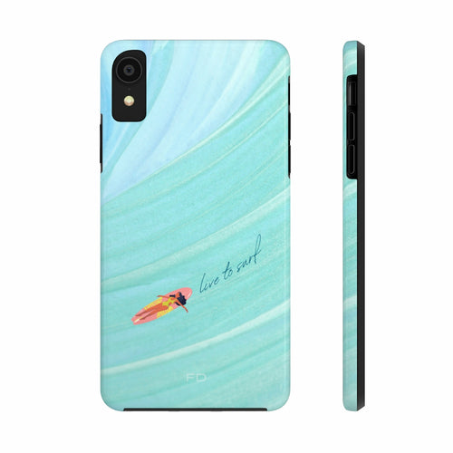 Live to Surf iPhone Case – Stylish, Durable Protection