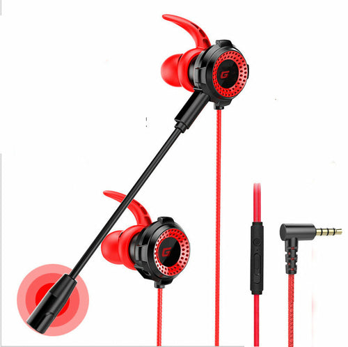 Gaming In-Ear Headset with Mic – Immersive Sound & Clear Communication