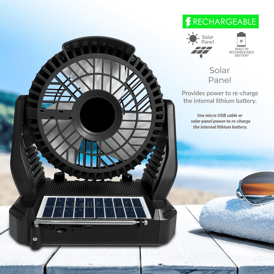 Supersonic Solar Bluetooth Speaker – Wireless & Eco-Friendly Sound